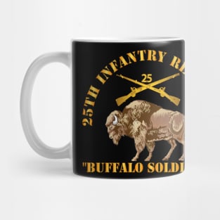 25th Infantry Regiment - Buffalo Soldiers w 25th Inf Branch Insignia Mug